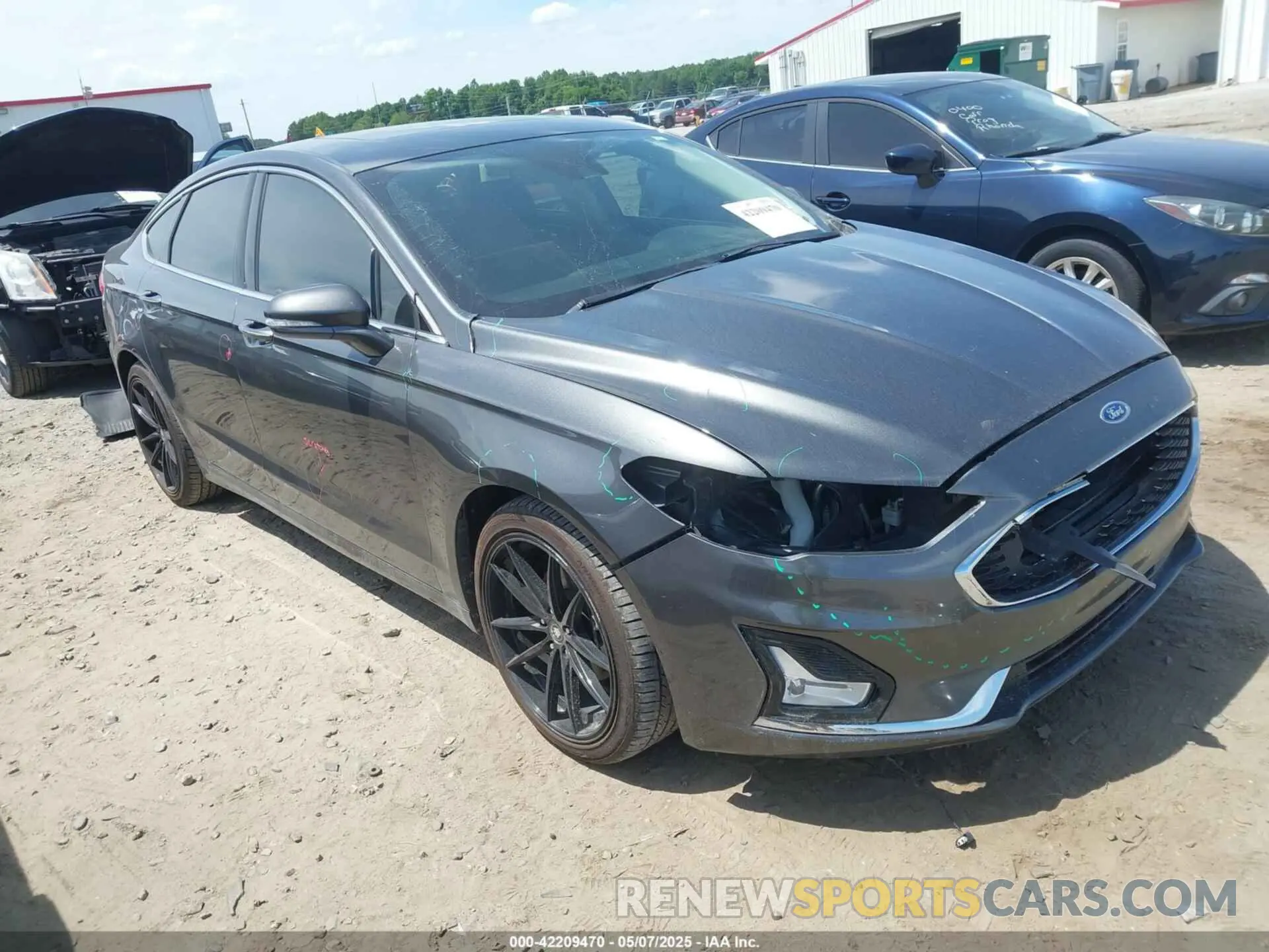 1 Фотография поврежденного автомобиля 3FA6P0D9XKR152617 FORD FUSION 2019