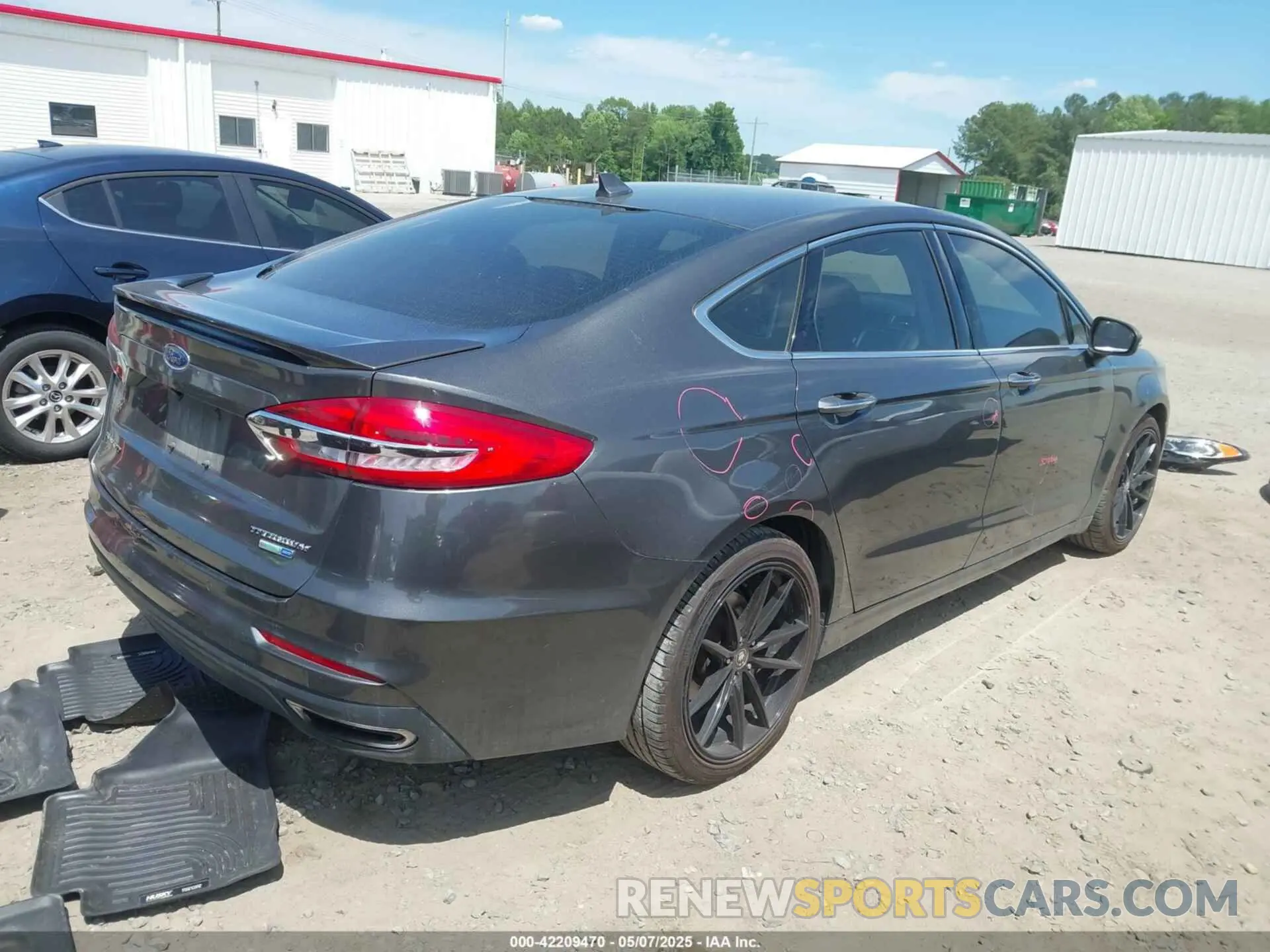 4 Фотография поврежденного автомобиля 3FA6P0D9XKR152617 FORD FUSION 2019