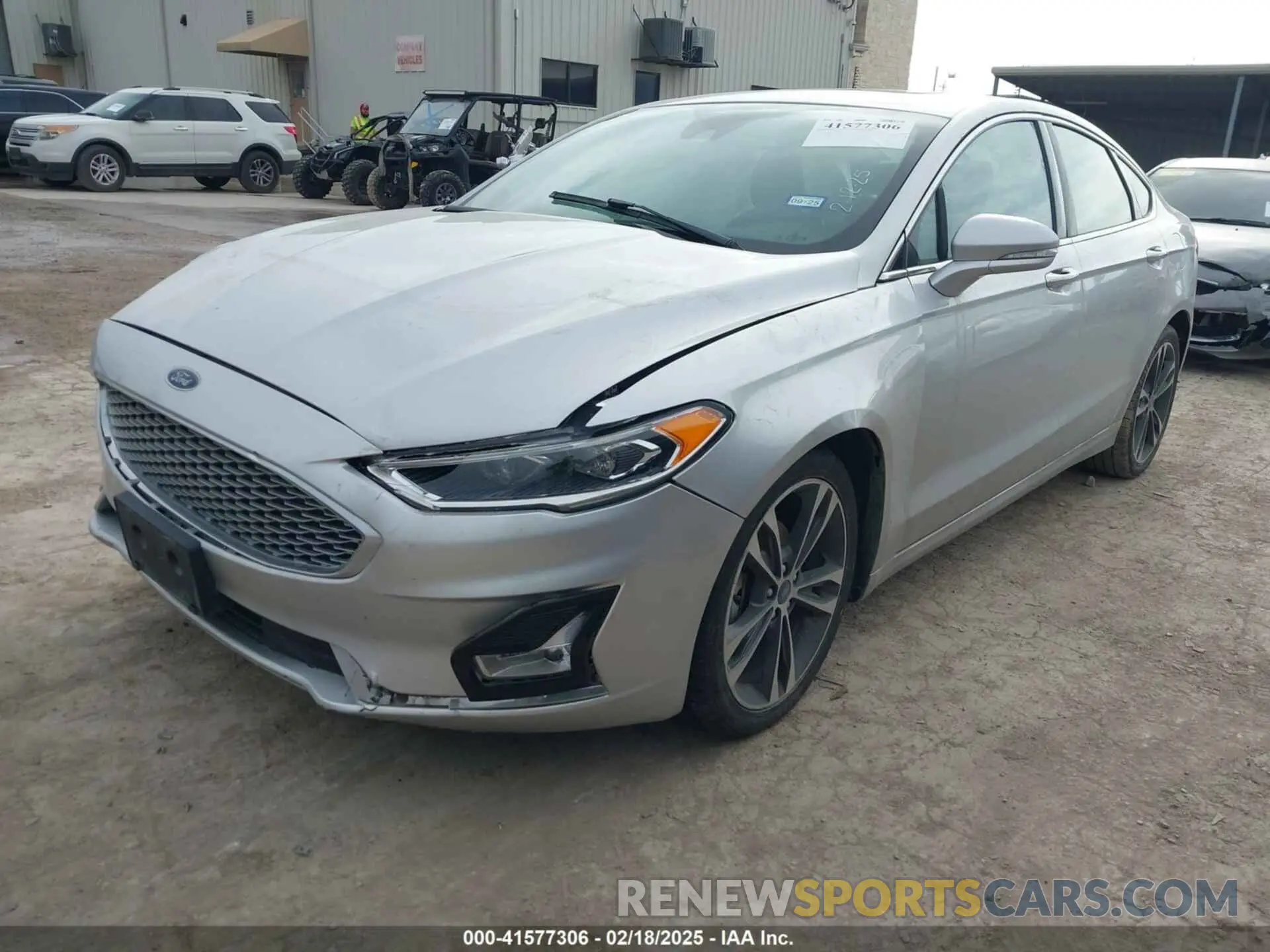 2 Photograph of a damaged car 3FA6P0D9XKR206465 FORD FUSION 2019