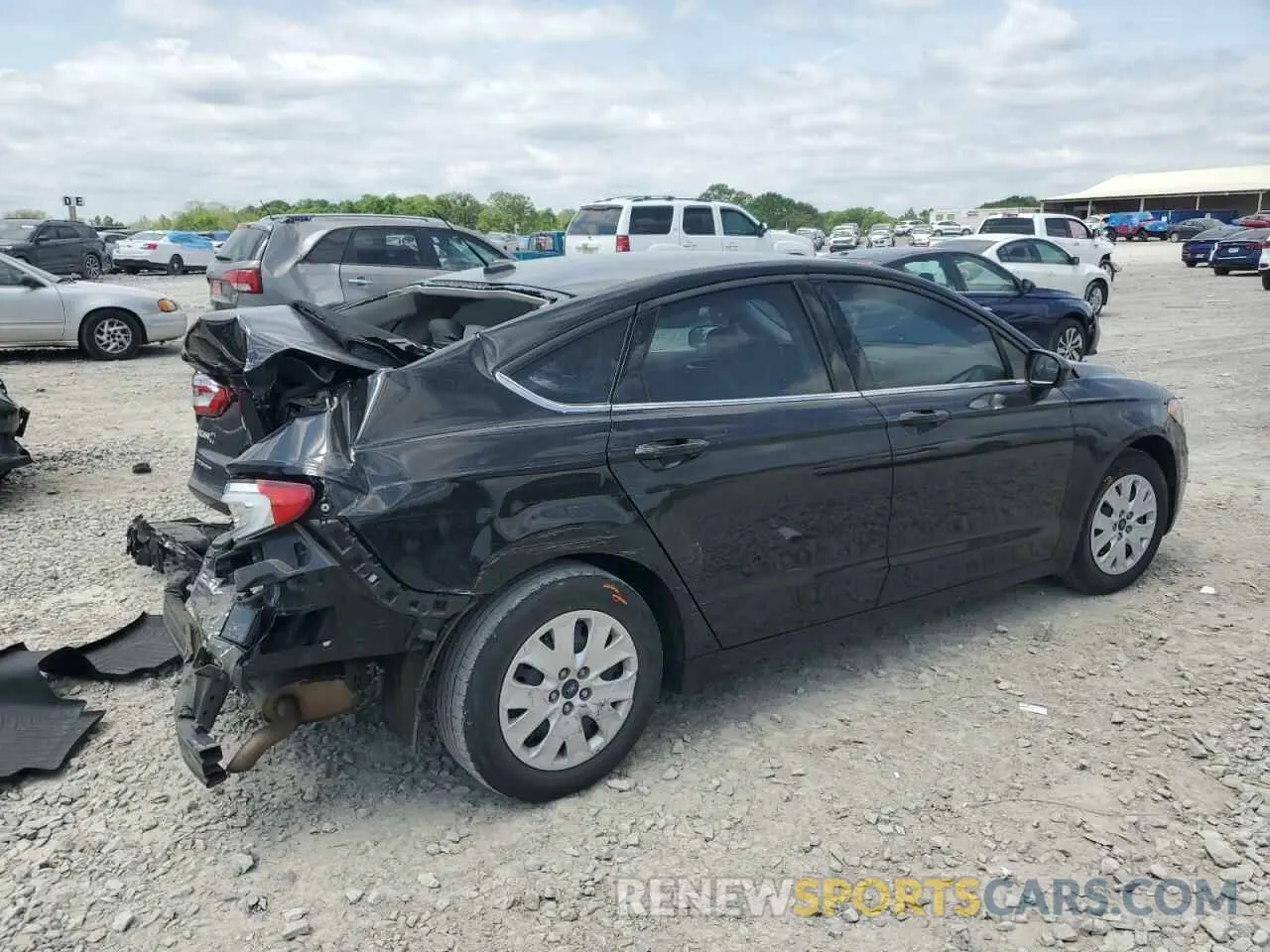 3 Photograph of a damaged car 3FA6P0G74KR213292 FORD FUSION 2019