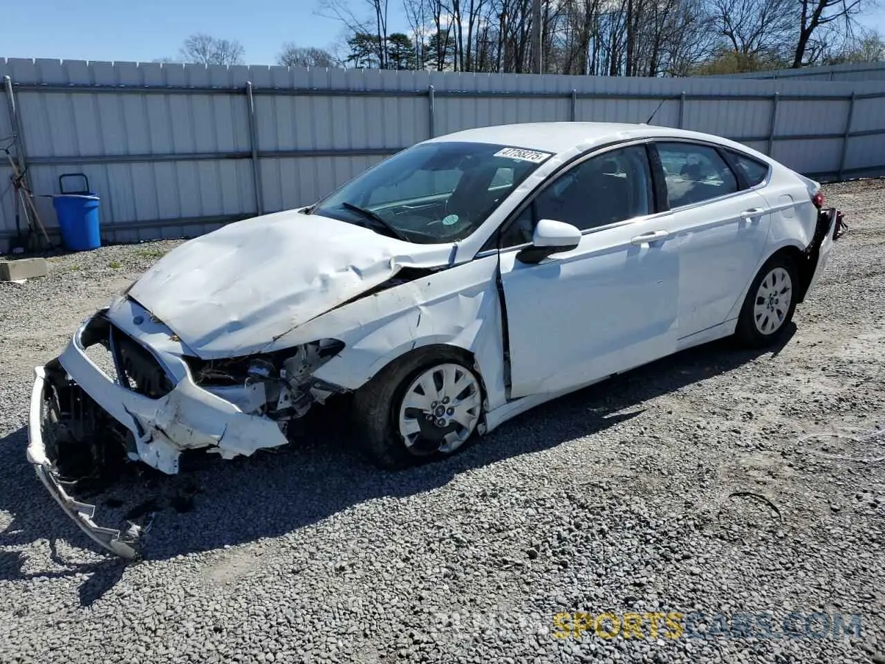 1 Photograph of a damaged car 3FA6P0G75KR280788 FORD FUSION 2019