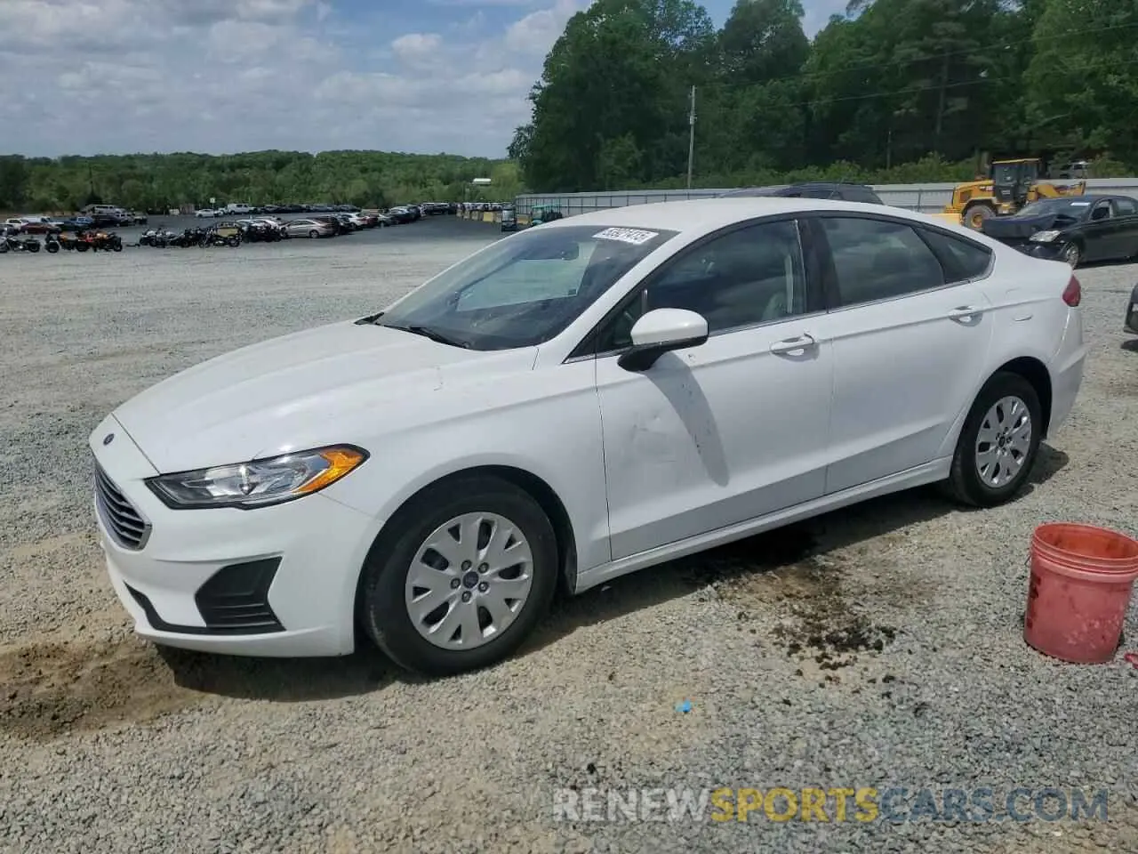 1 Photograph of a damaged car 3FA6P0G78KR200433 FORD FUSION 2019