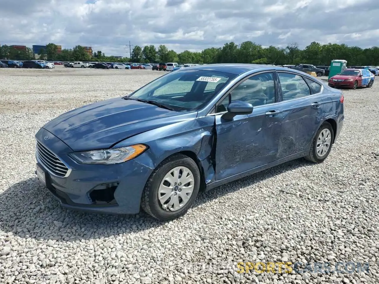 1 Photograph of a damaged car 3FA6P0G79KR248149 FORD FUSION 2019