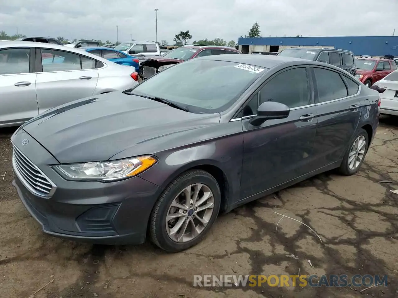 1 Photograph of a damaged car 3FA6P0H72KR218621 FORD FUSION 2019