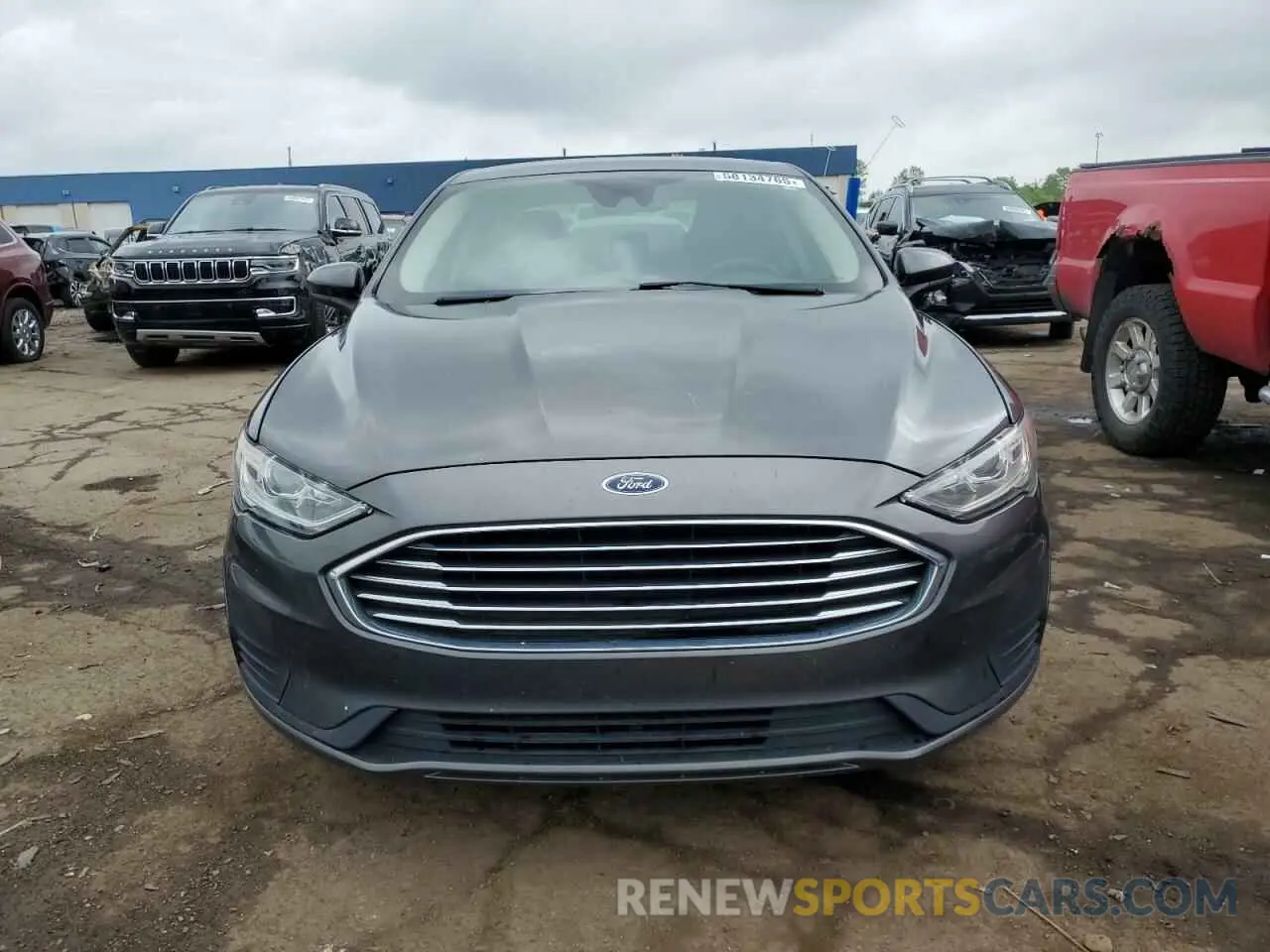 5 Photograph of a damaged car 3FA6P0H72KR218621 FORD FUSION 2019