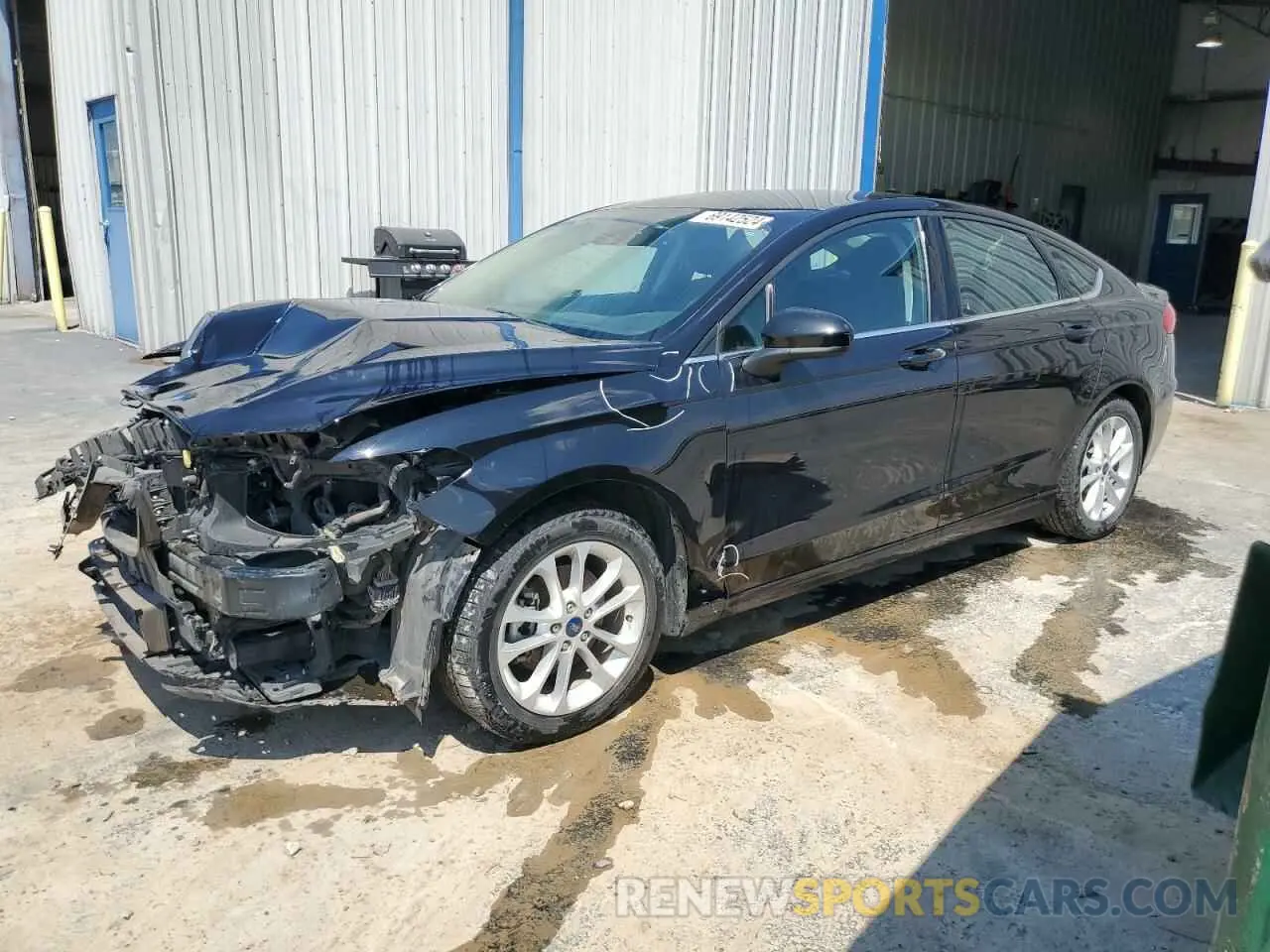 1 Photograph of a damaged car 3FA6P0H73KR151298 FORD FUSION 2019