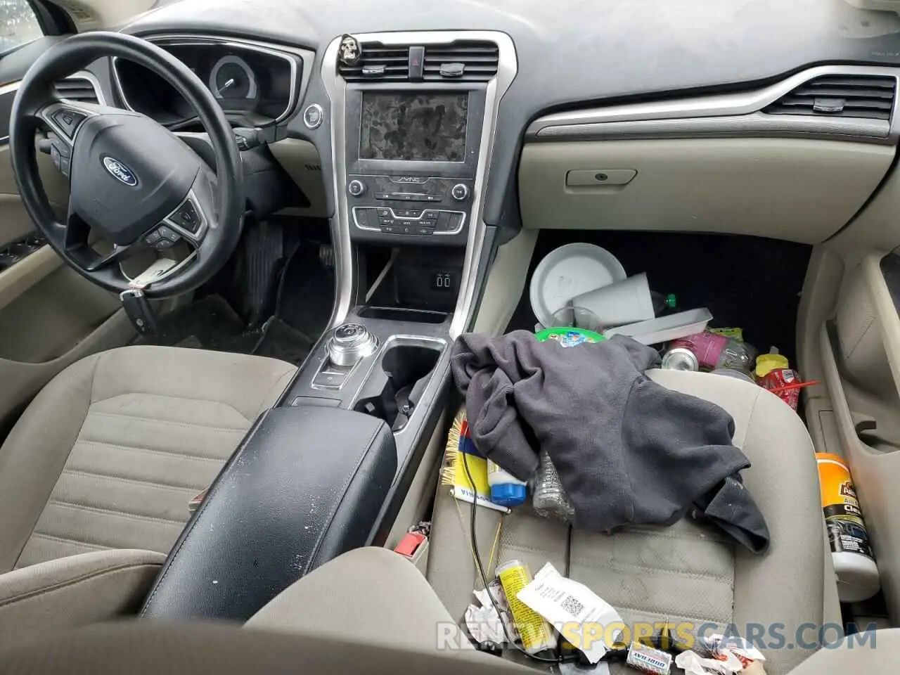 8 Photograph of a damaged car 3FA6P0H78KR152057 FORD FUSION 2019
