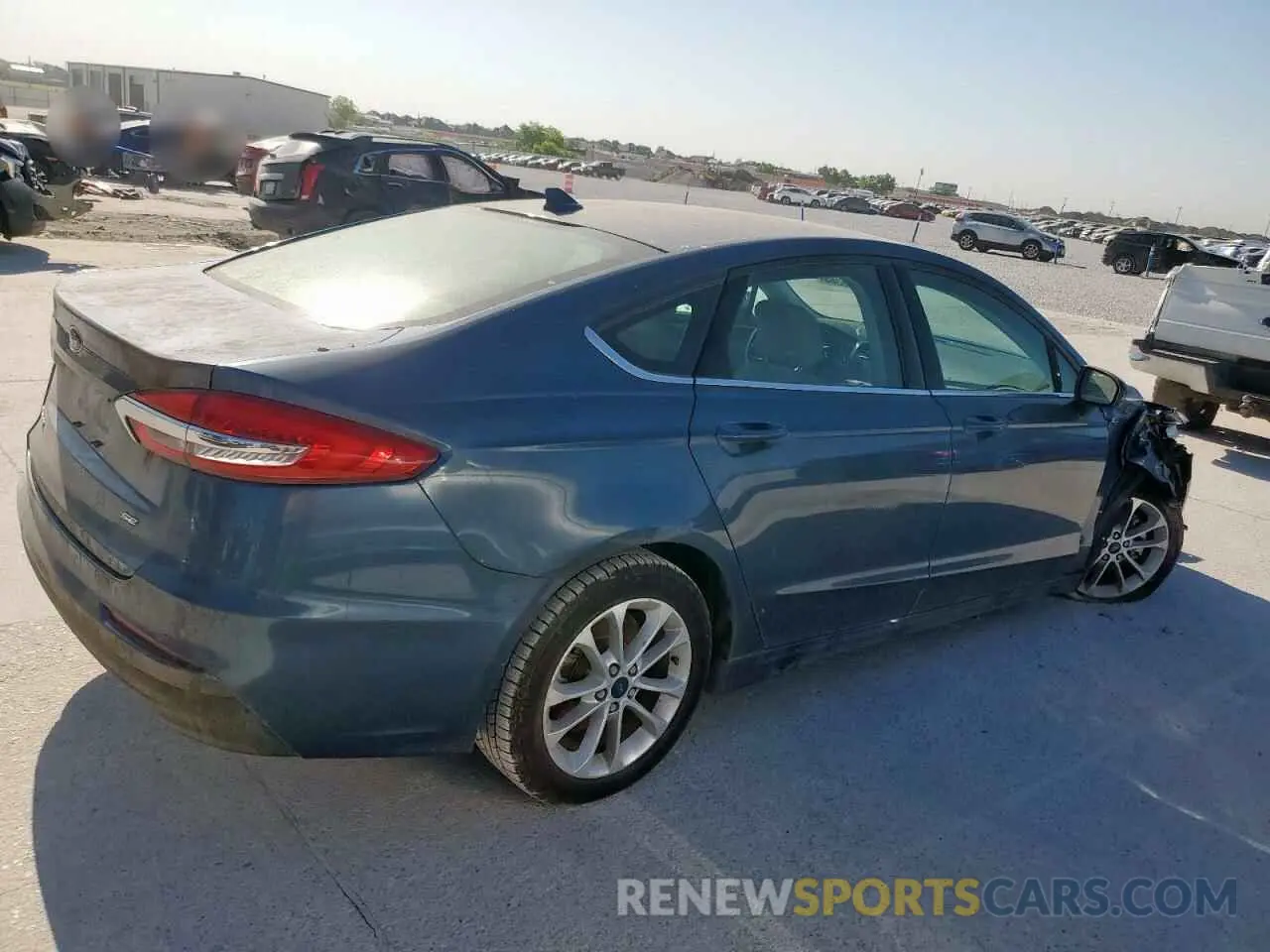 3 Photograph of a damaged car 3FA6P0H79KR149815 FORD FUSION 2019