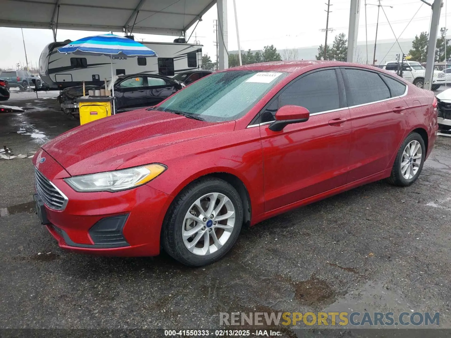 2 Фотография поврежденного автомобиля 3FA6P0HD0KR104302 FORD FUSION 2019