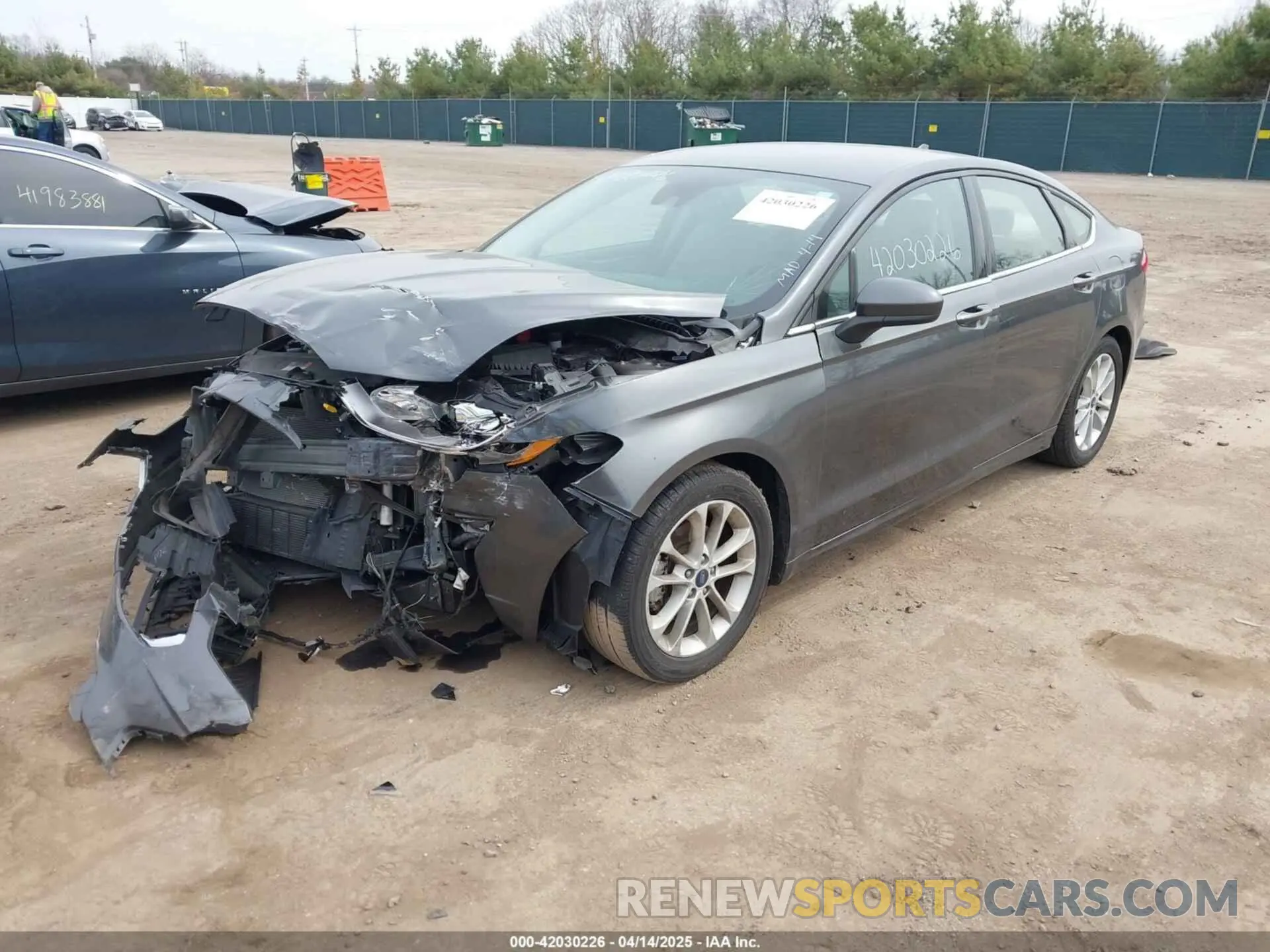 2 Photograph of a damaged car 3FA6P0HD1KR164556 FORD FUSION 2019