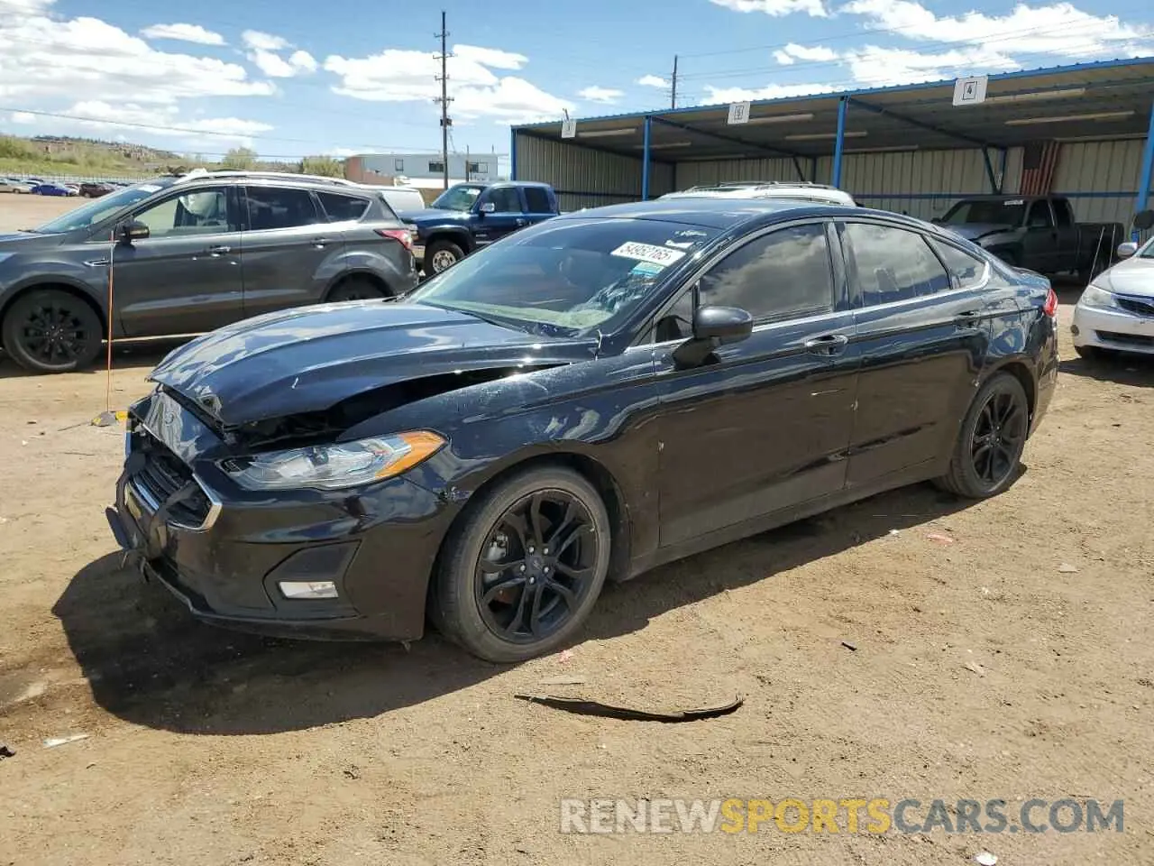 1 Photograph of a damaged car 3FA6P0HD1KR232113 FORD FUSION 2019