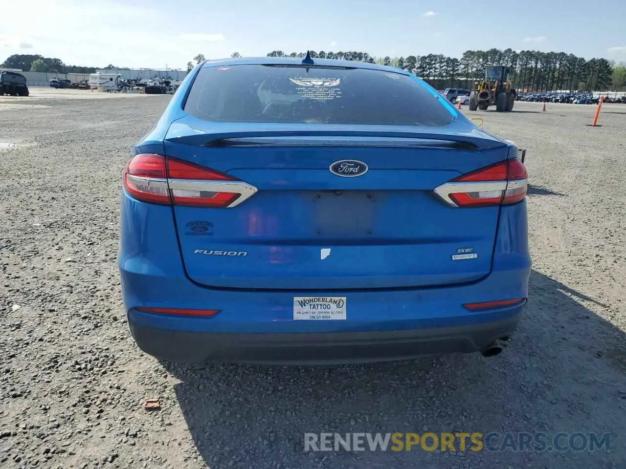6 Photograph of a damaged car 3FA6P0HD2KR193449 FORD FUSION 2019