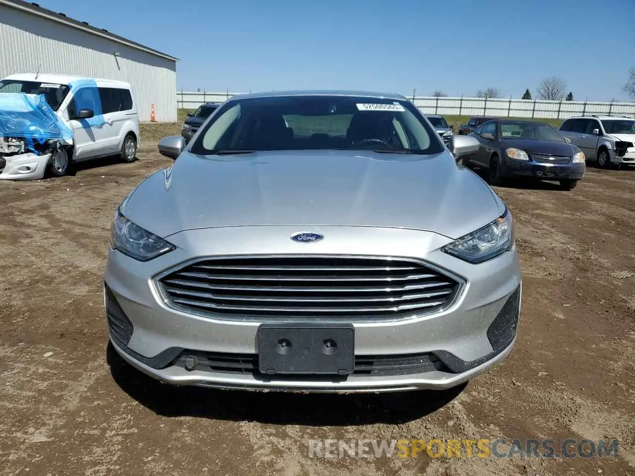 5 Фотография поврежденного автомобиля 3FA6P0HD2KR211917 FORD FUSION 2019