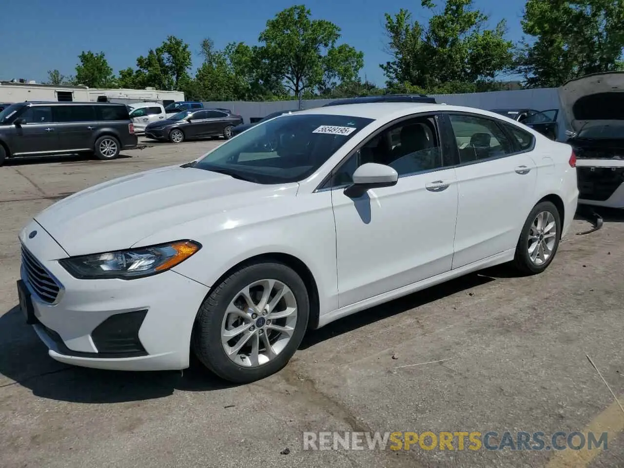 1 Photograph of a damaged car 3FA6P0HD3KR148343 FORD FUSION 2019