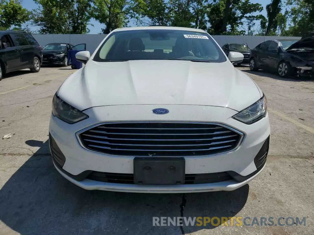 5 Photograph of a damaged car 3FA6P0HD3KR148343 FORD FUSION 2019