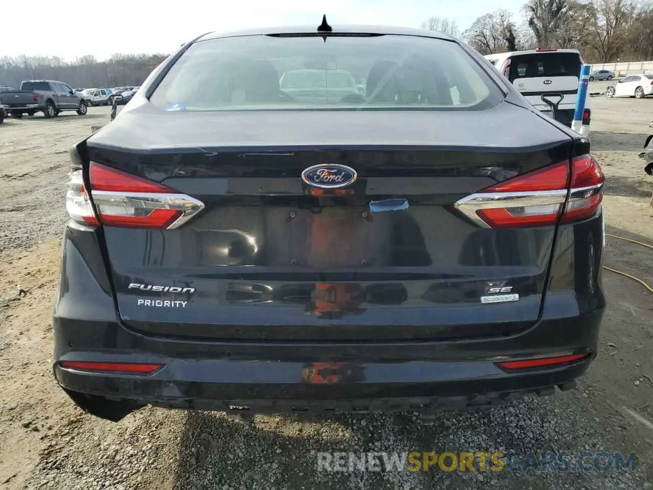 6 Фотография поврежденного автомобиля 3FA6P0HD3KR194612 FORD FUSION 2019