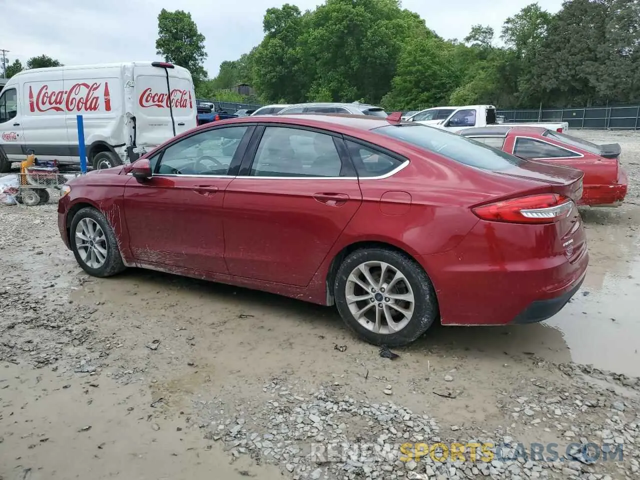 2 Photograph of a damaged car 3FA6P0HD3KR228841 FORD FUSION 2019