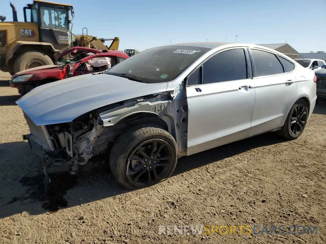 1 Photograph of a damaged car 3FA6P0HD3KR251262 FORD FUSION 2019