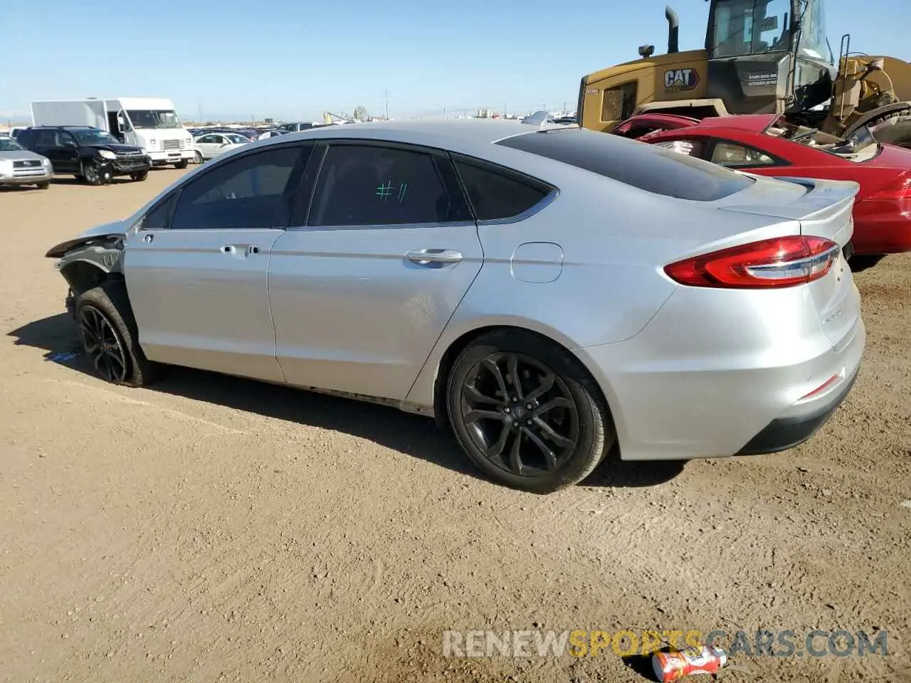 2 Photograph of a damaged car 3FA6P0HD3KR251262 FORD FUSION 2019