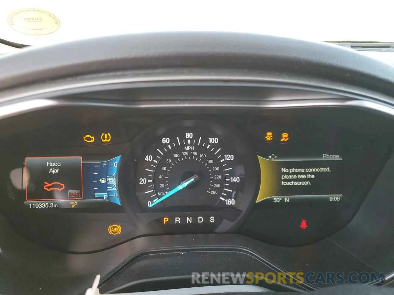 9 Photograph of a damaged car 3FA6P0HD3KR251262 FORD FUSION 2019