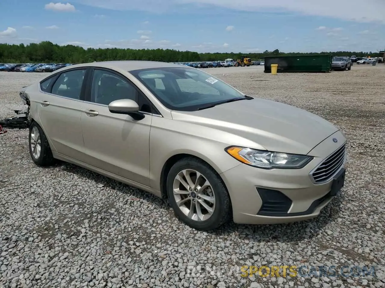 4 Photograph of a damaged car 3FA6P0HD4KR107719 FORD FUSION 2019