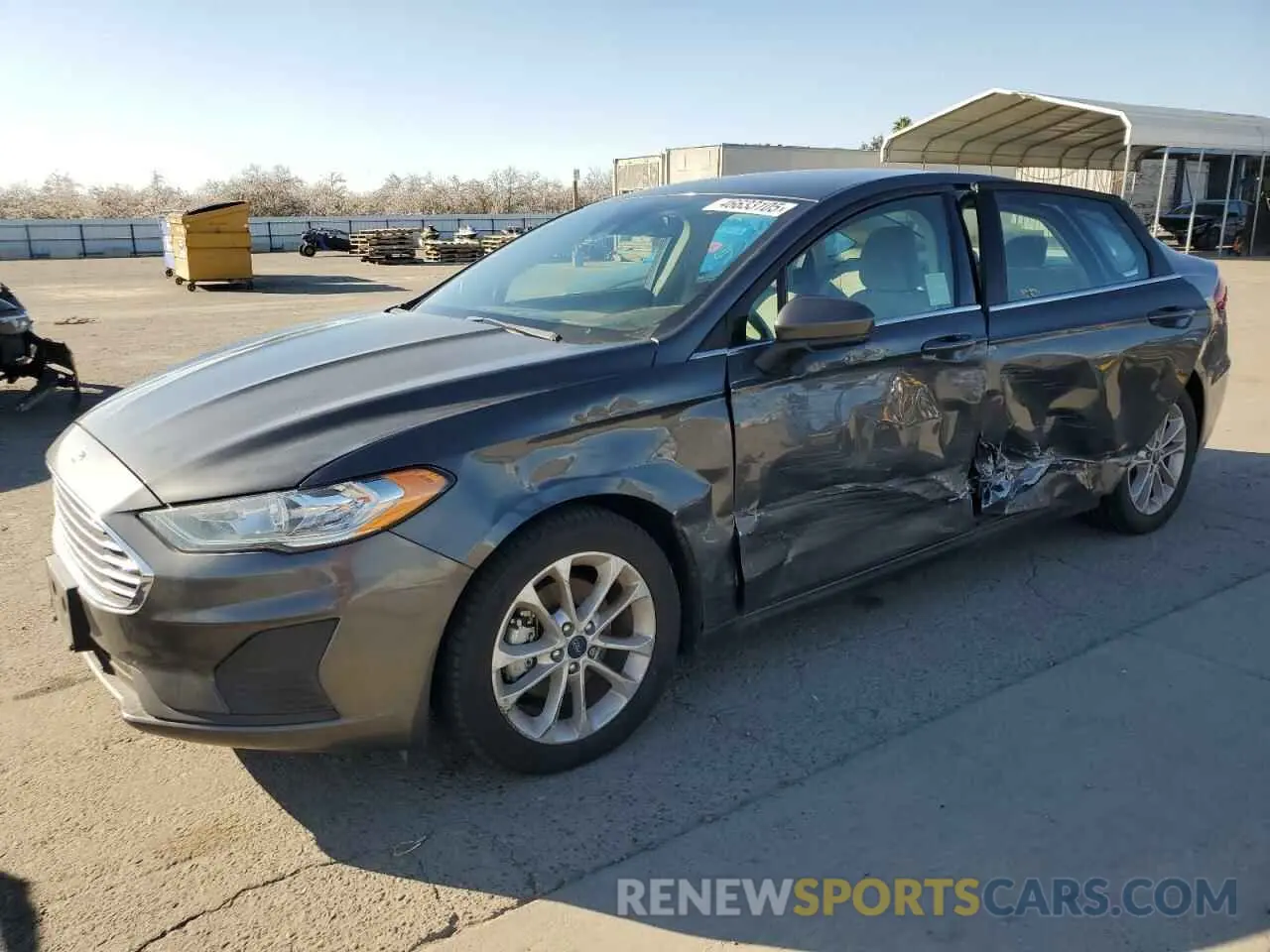1 Photograph of a damaged car 3FA6P0HD4KR178502 FORD FUSION 2019