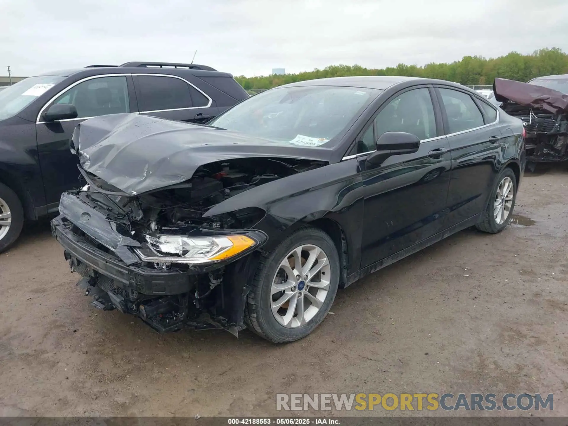 2 Фотография поврежденного автомобиля 3FA6P0HD4KR249679 FORD FUSION 2019