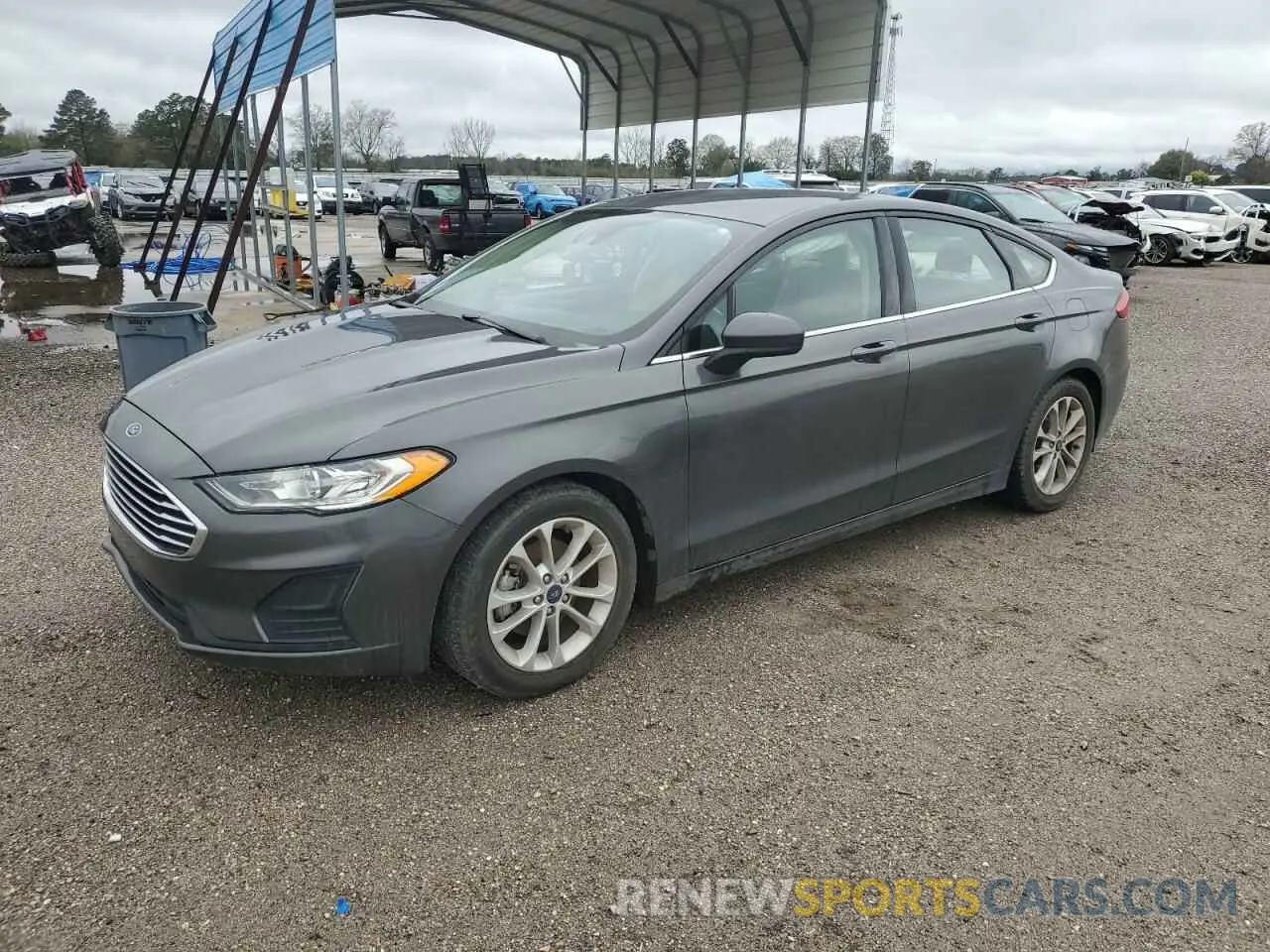 1 Photograph of a damaged car 3FA6P0HD5KR145752 FORD FUSION 2019