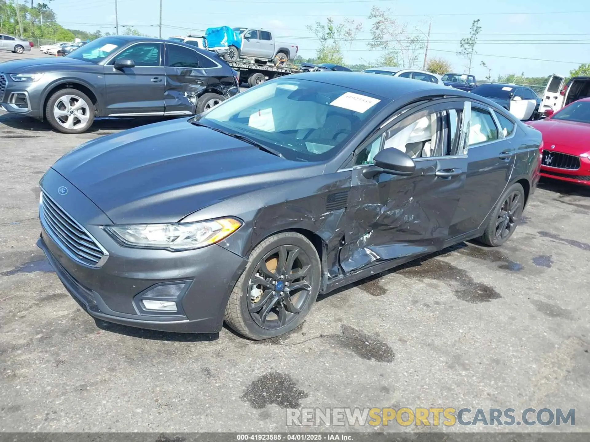 2 Фотография поврежденного автомобиля 3FA6P0HD5KR213709 FORD FUSION 2019