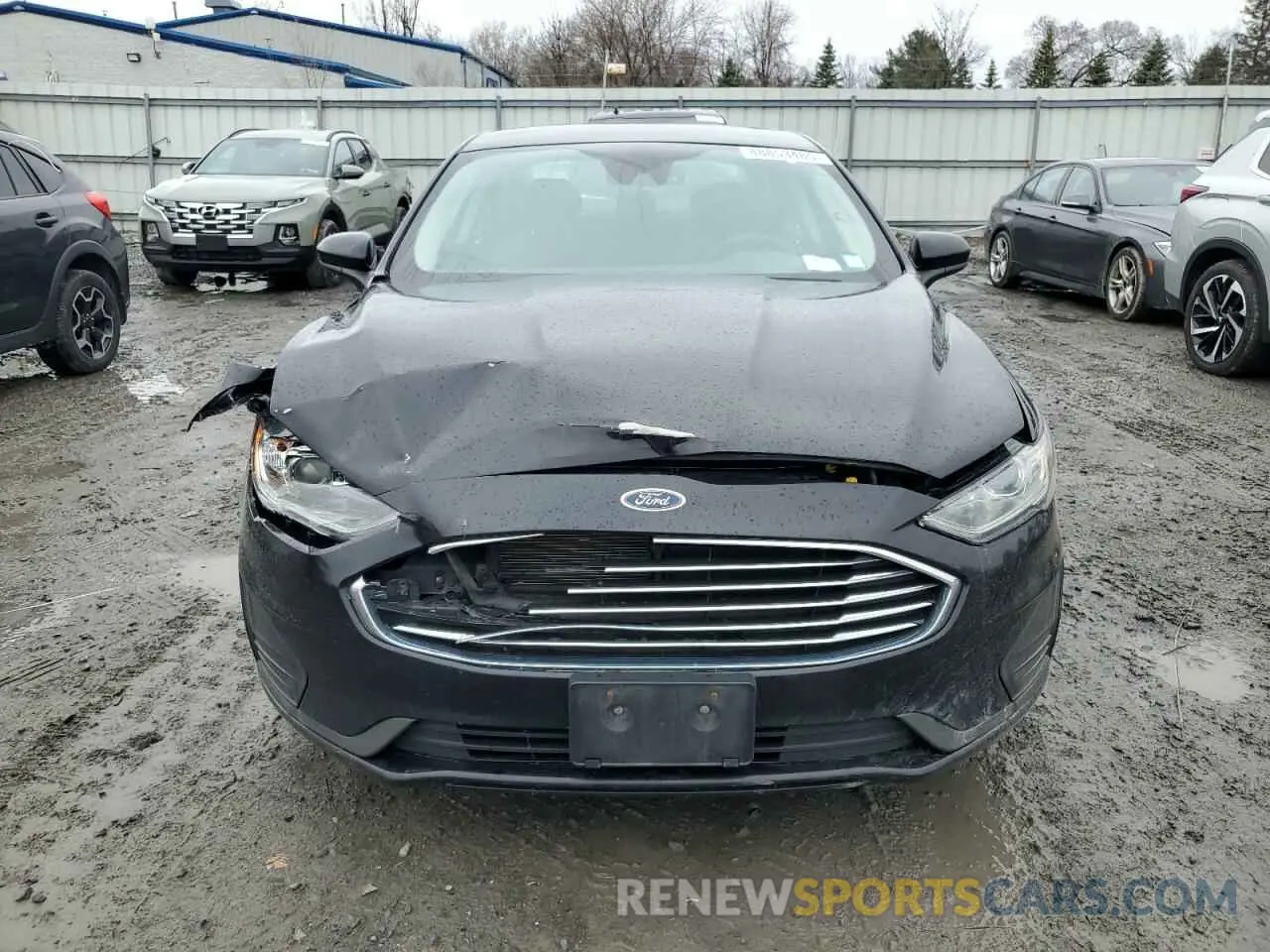 5 Фотография поврежденного автомобиля 3FA6P0HD5KR228386 FORD FUSION 2019