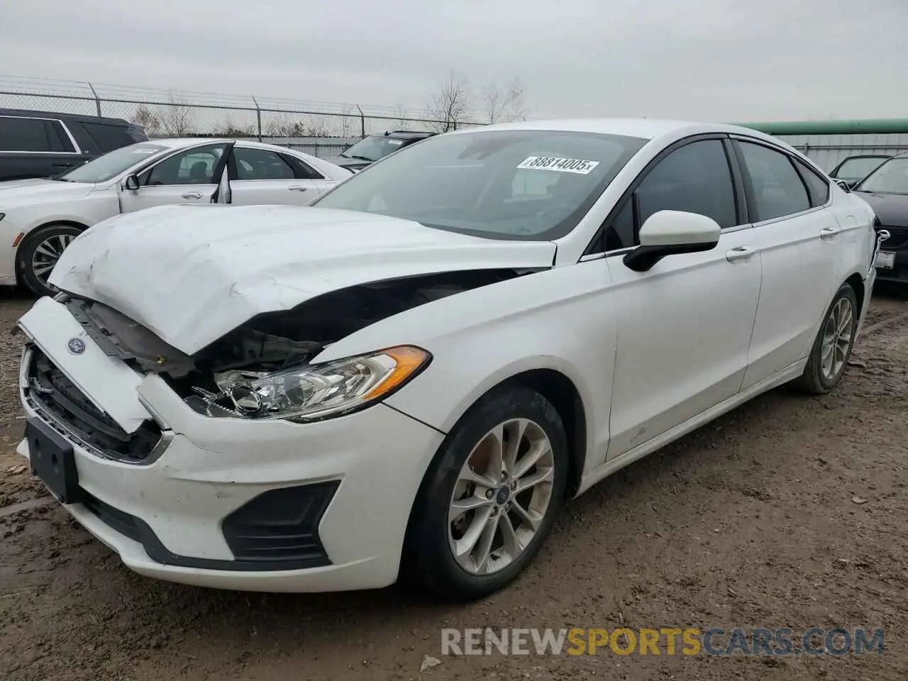 1 Photograph of a damaged car 3FA6P0HD5KR272517 FORD FUSION 2019