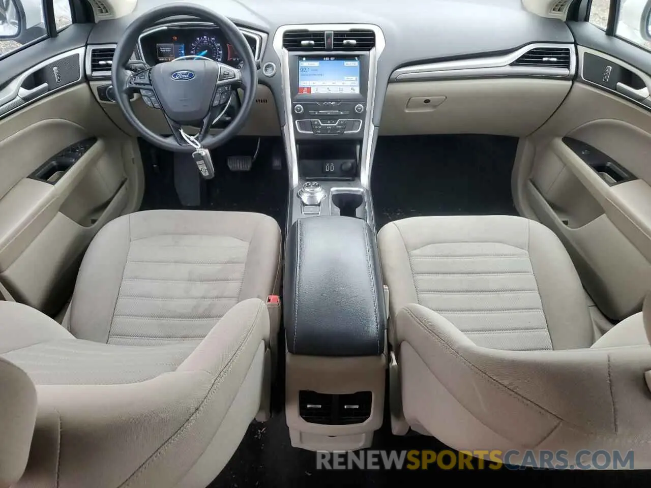 8 Photograph of a damaged car 3FA6P0HD5KR272517 FORD FUSION 2019