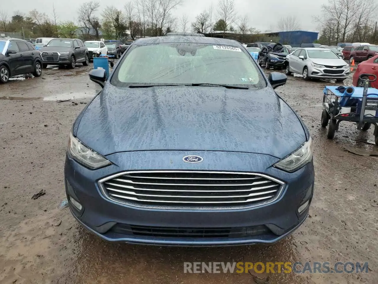 5 Photograph of a damaged car 3FA6P0HD6KR228591 FORD FUSION 2019