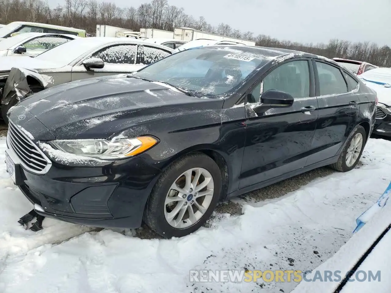1 Photograph of a damaged car 3FA6P0HD6KR248596 FORD FUSION 2019