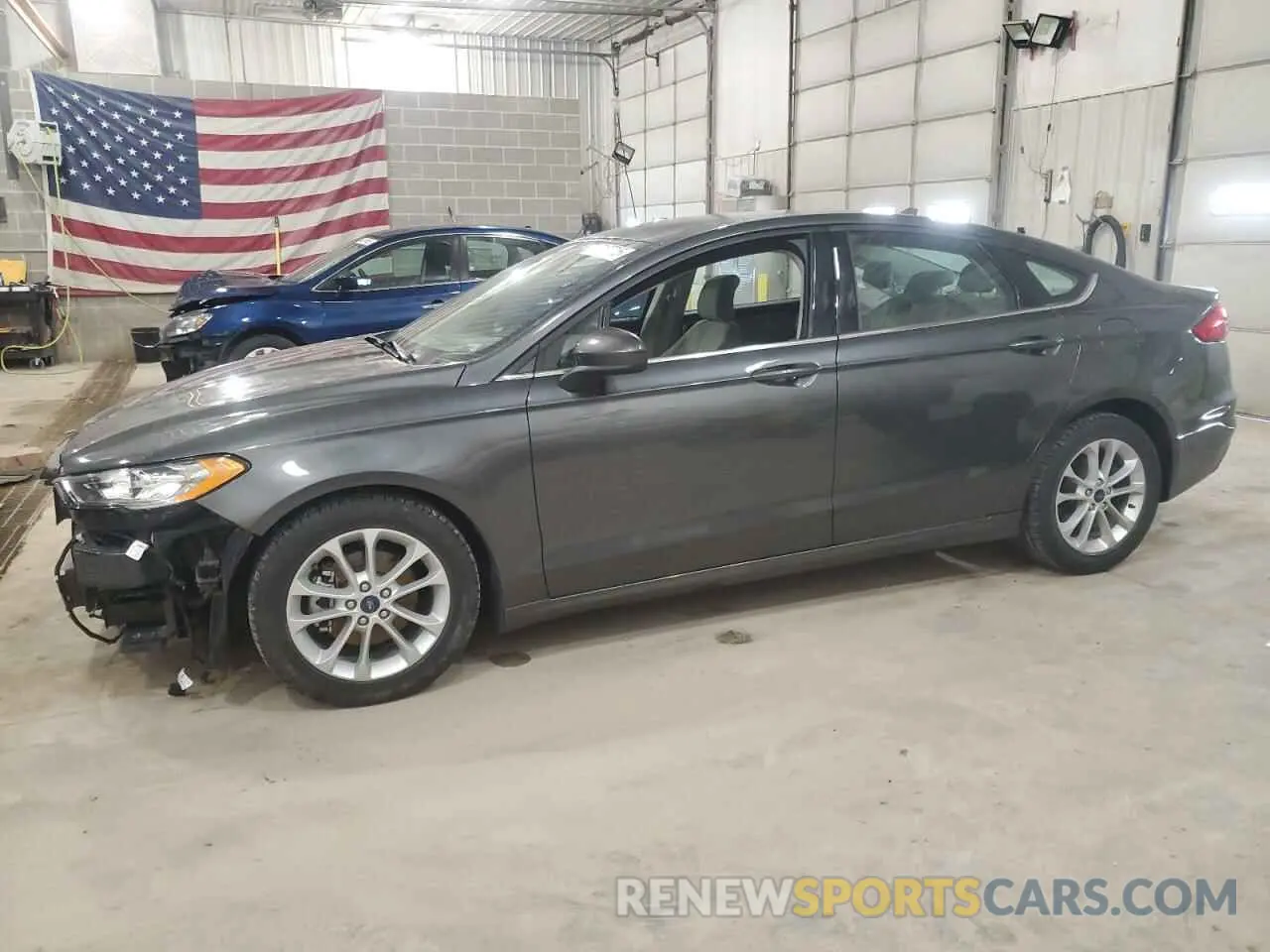 1 Photograph of a damaged car 3FA6P0HD6KR283705 FORD FUSION 2019