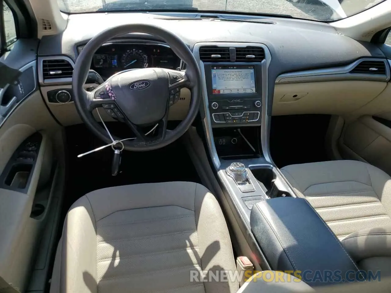 8 Фотография поврежденного автомобиля 3FA6P0HD7KR127799 FORD FUSION 2019