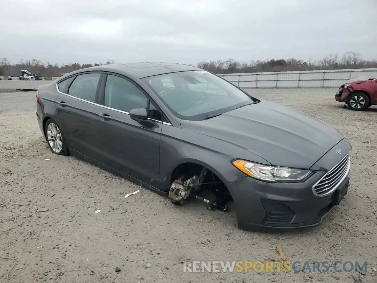 4 Фотография поврежденного автомобиля 3FA6P0HD7KR128757 FORD FUSION 2019