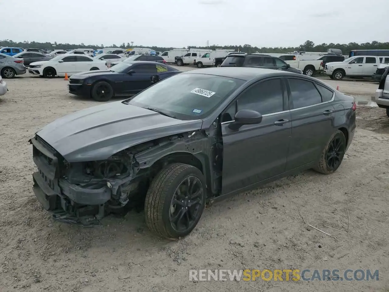 1 Photograph of a damaged car 3FA6P0HD7KR215462 FORD FUSION 2019