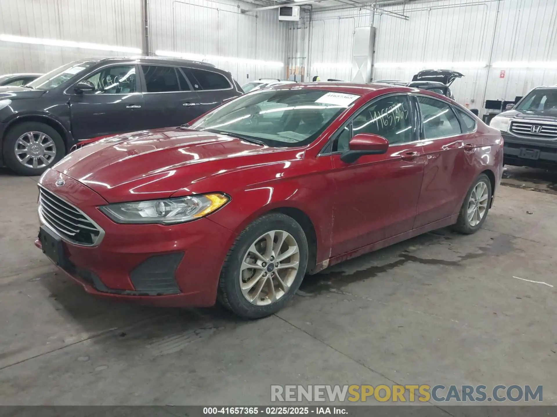 2 Photograph of a damaged car 3FA6P0HD8KR153571 FORD FUSION 2019