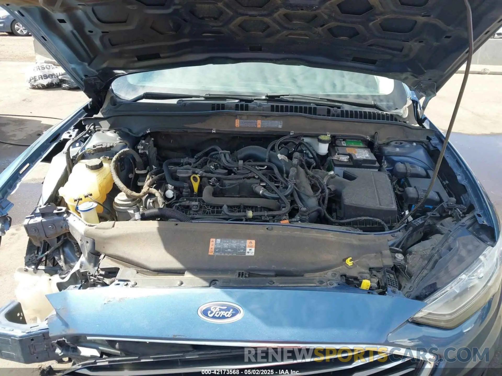10 Photograph of a damaged car 3FA6P0HD8KR178941 FORD FUSION 2019
