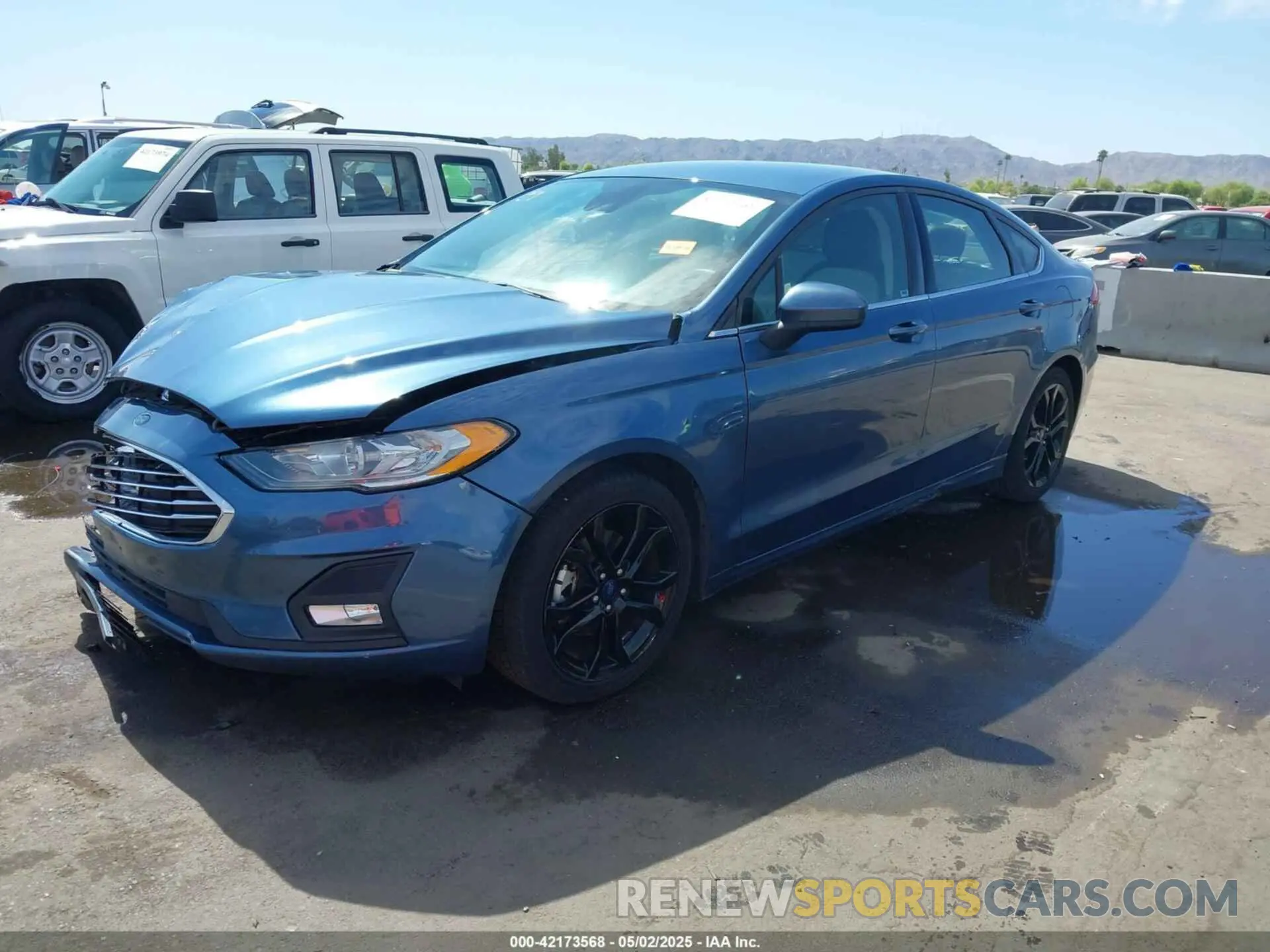 2 Photograph of a damaged car 3FA6P0HD8KR178941 FORD FUSION 2019