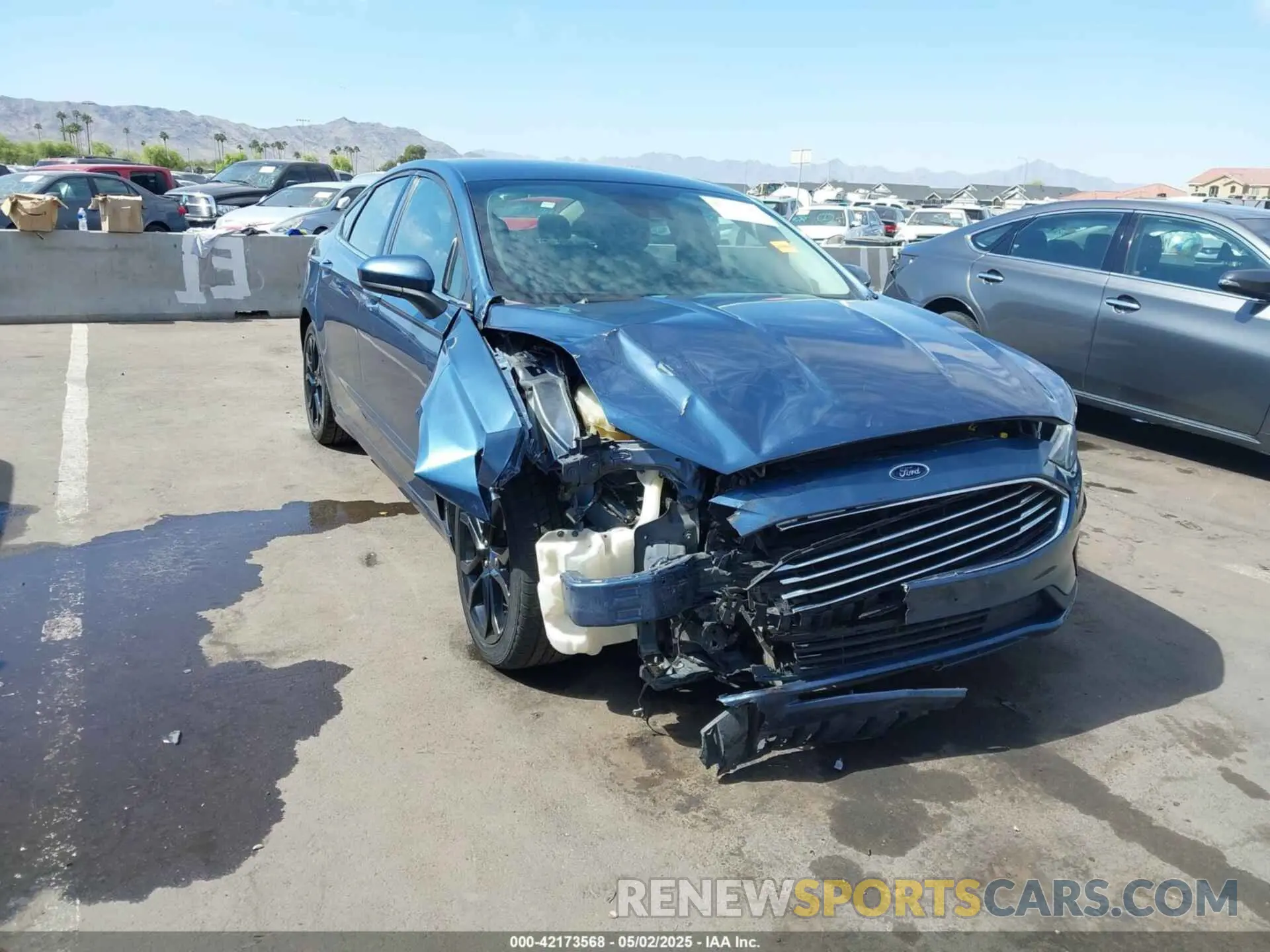6 Photograph of a damaged car 3FA6P0HD8KR178941 FORD FUSION 2019