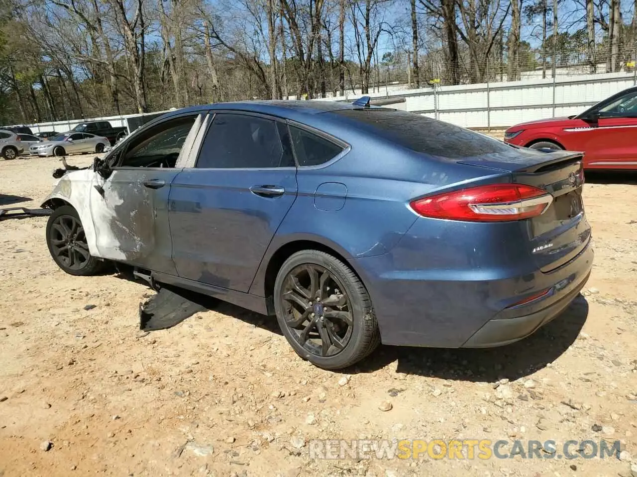 2 Фотография поврежденного автомобиля 3FA6P0HD8KR228799 FORD FUSION 2019