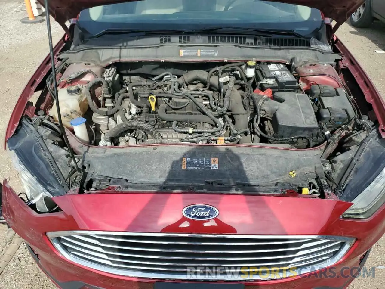 11 Photograph of a damaged car 3FA6P0HD8KR230097 FORD FUSION 2019