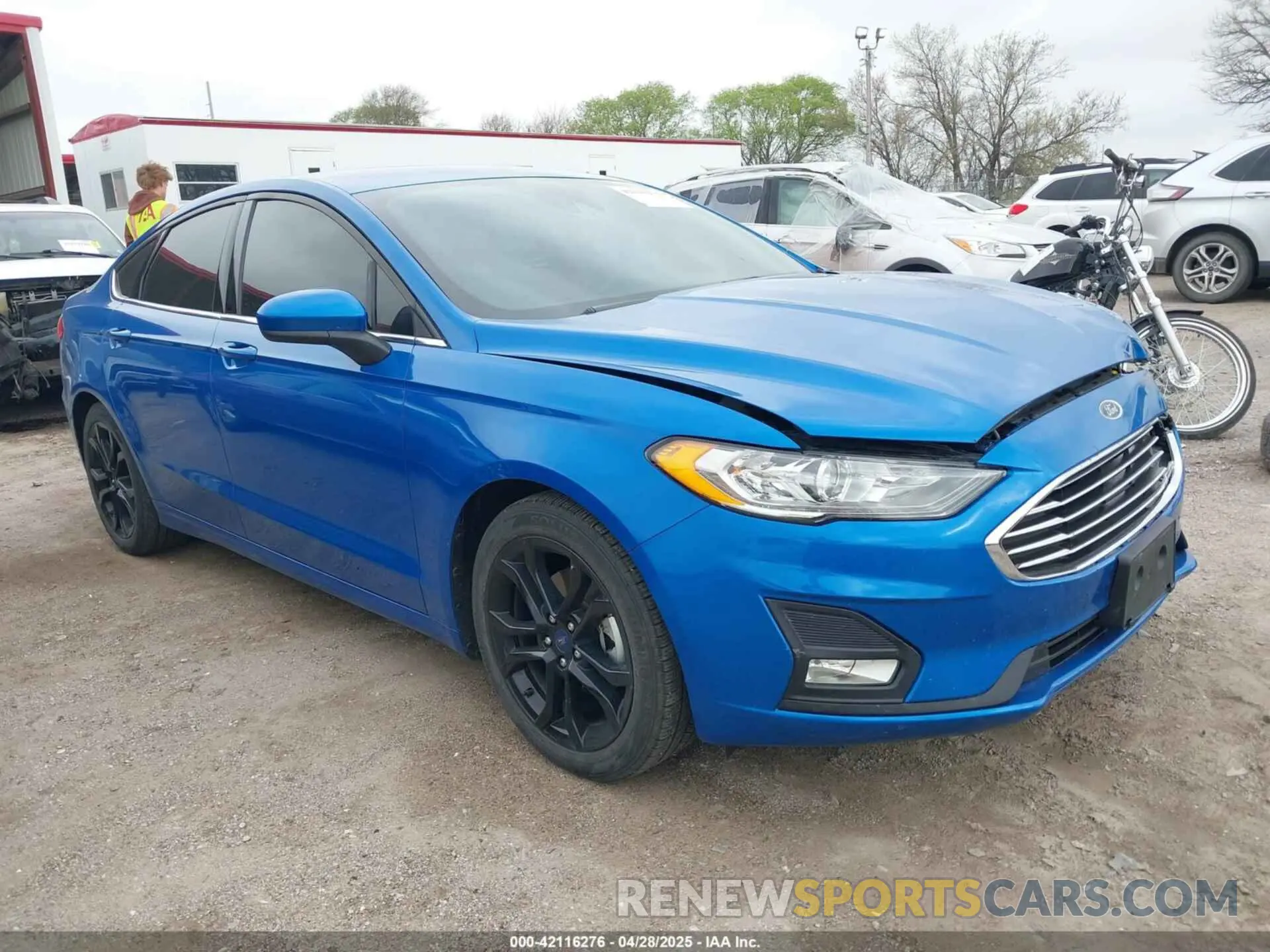 1 Photograph of a damaged car 3FA6P0HD8KR251595 FORD FUSION 2019