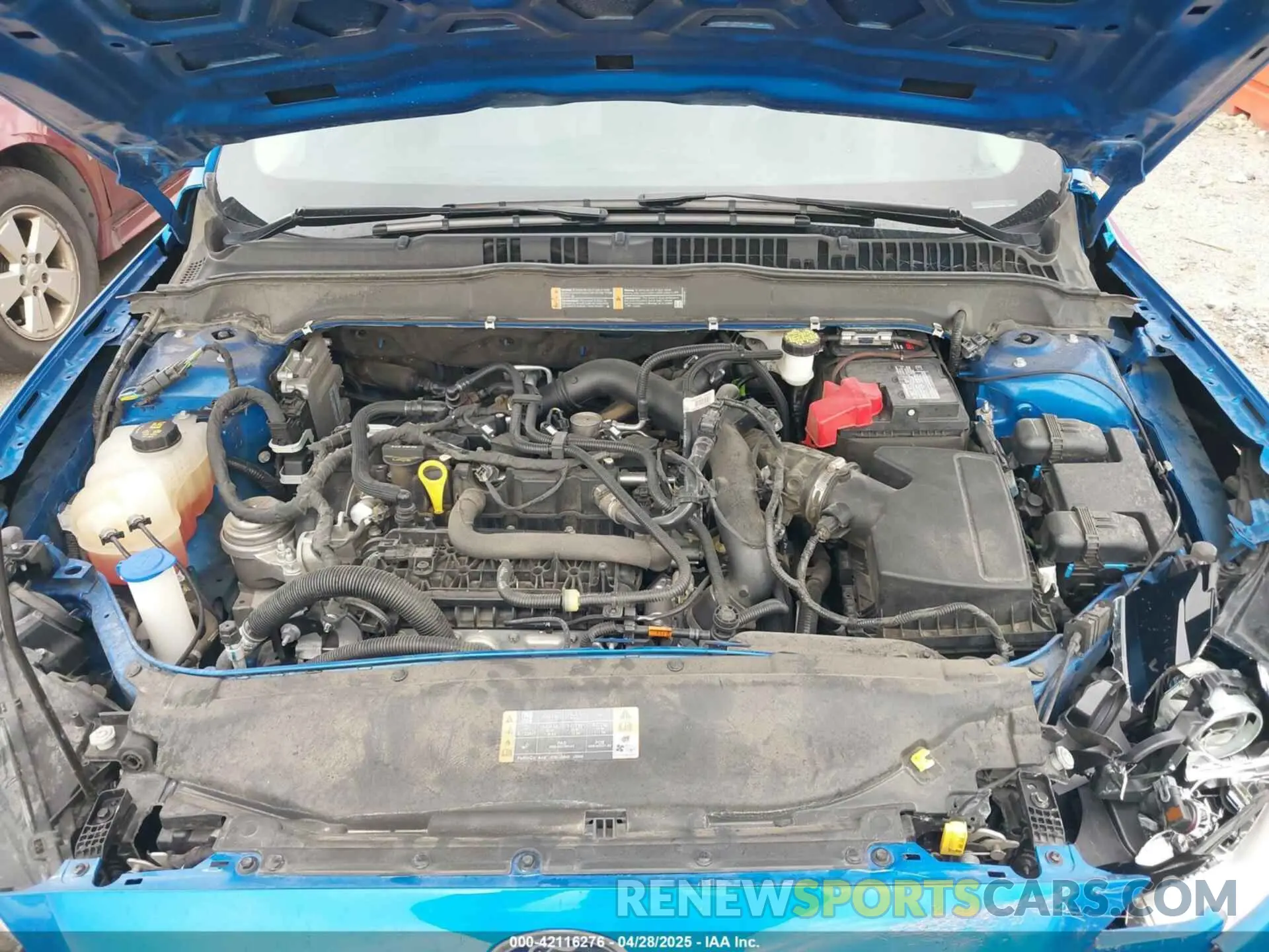 10 Photograph of a damaged car 3FA6P0HD8KR251595 FORD FUSION 2019
