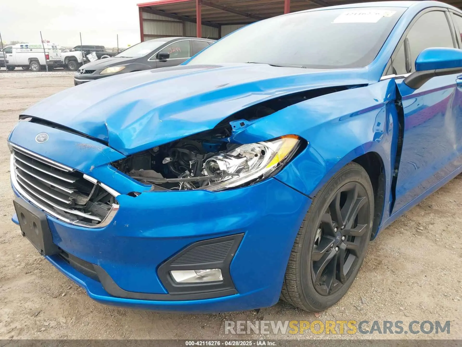 6 Photograph of a damaged car 3FA6P0HD8KR251595 FORD FUSION 2019