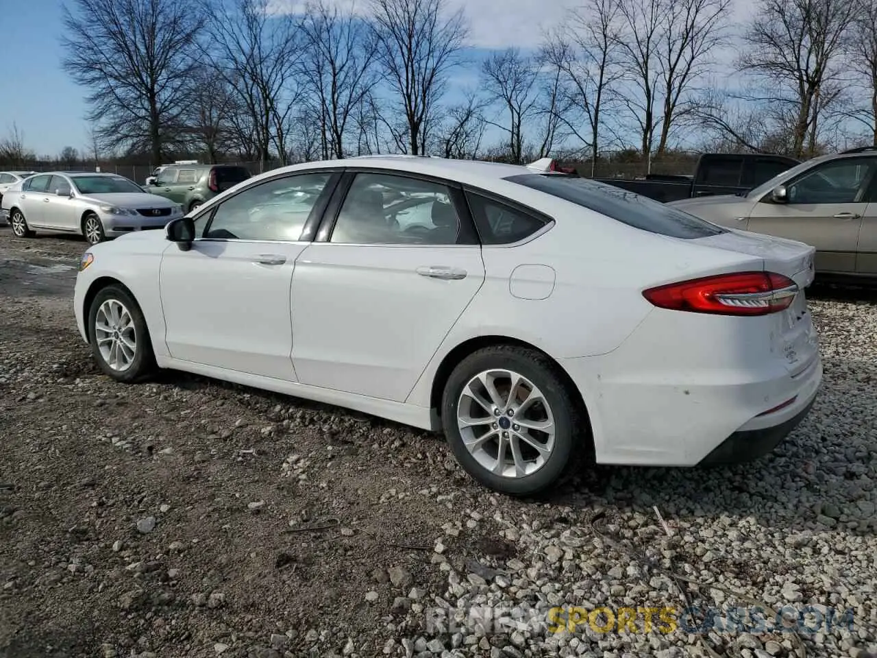 2 Photograph of a damaged car 3FA6P0HD9KR167284 FORD FUSION 2019