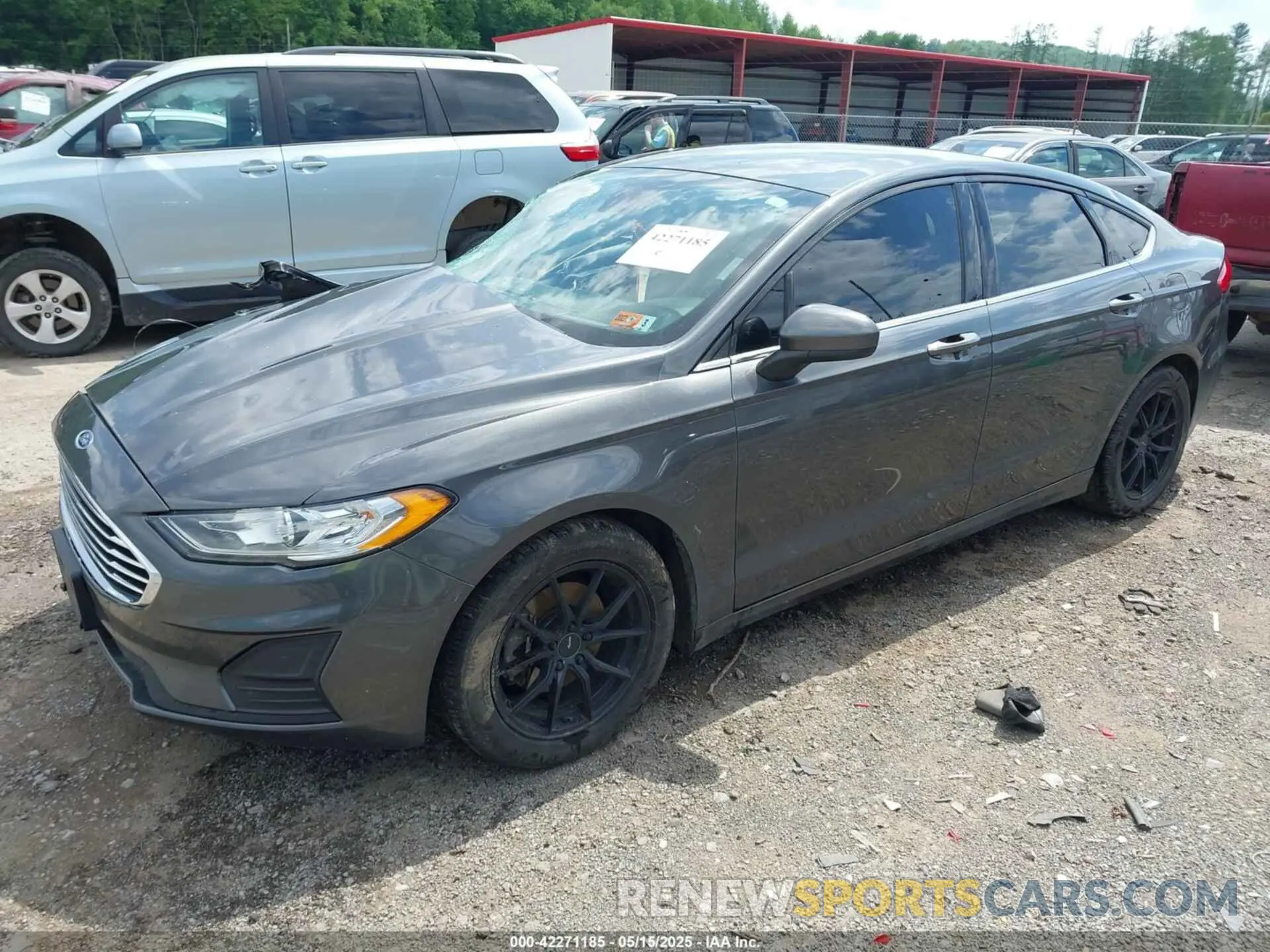 2 Photograph of a damaged car 3FA6P0HDXKR258323 FORD FUSION 2019