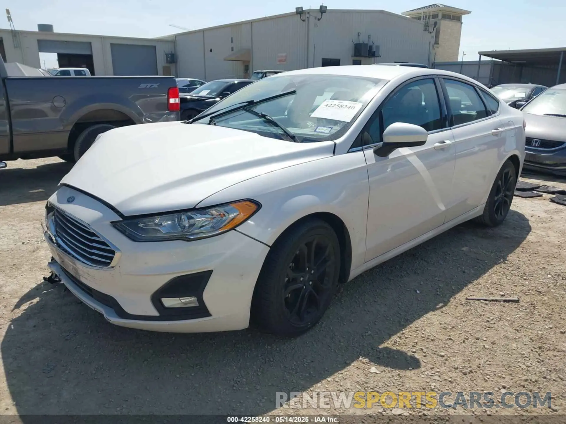2 Photograph of a damaged car 3FA6P0HDXKR282850 FORD FUSION 2019